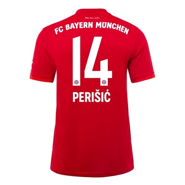 Camiseta Bayern Munich NO.14 Perisic Primera equipo 2019-20 Rojo